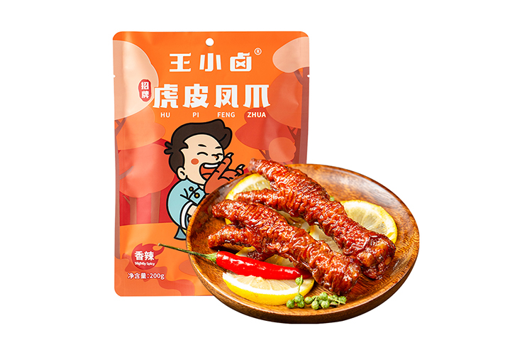 王小卤虎皮凤爪香辣味 200G